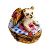 Kitty Cat under Bonnet Hat-cat cats limoge box-CH3S376