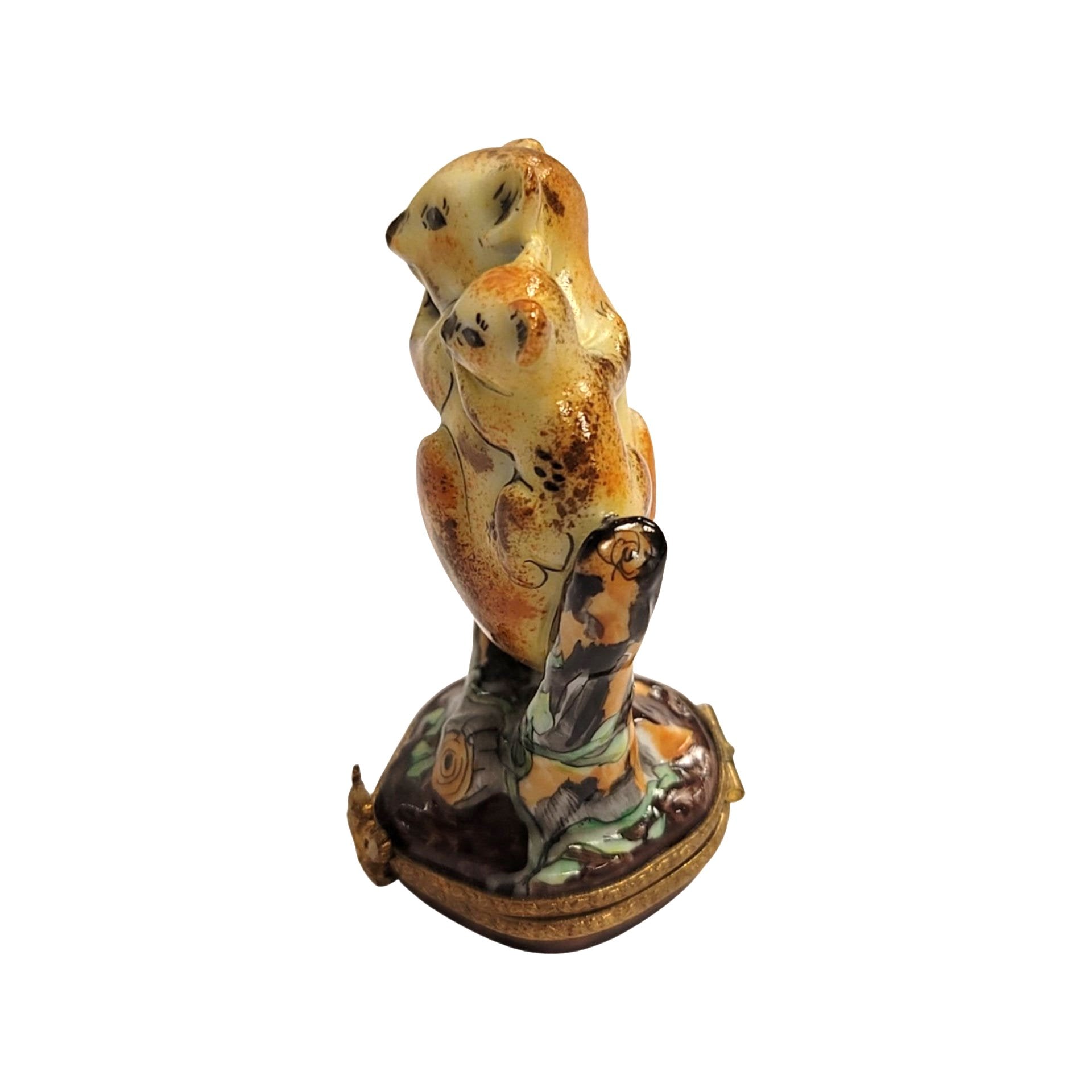 Koala Bear Family Limoges Box Porcelain Limoges bear wild animal French Trinket Box