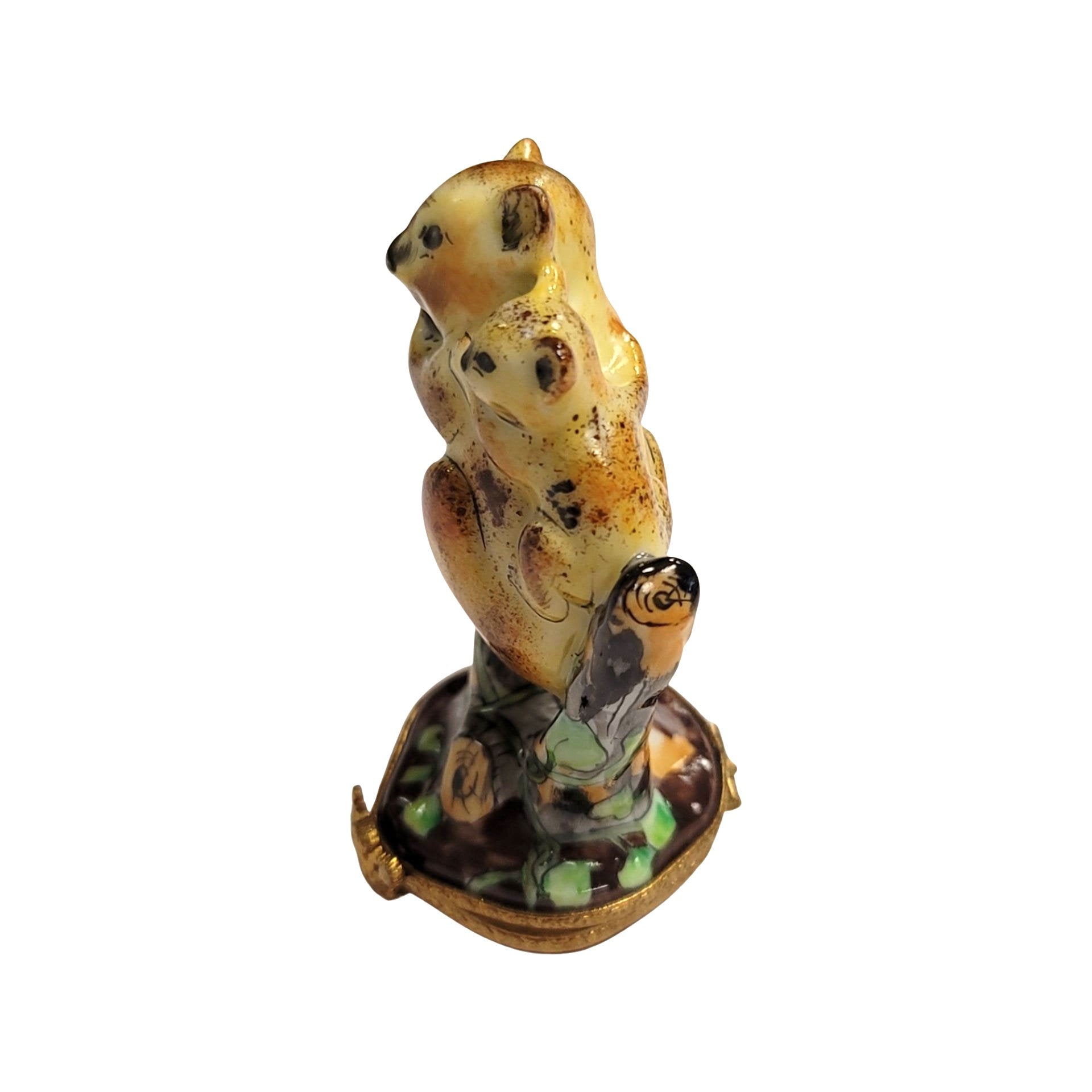 Koala Bear Family Limoges Box Porcelain Limoges bear wild animal French Trinket Box