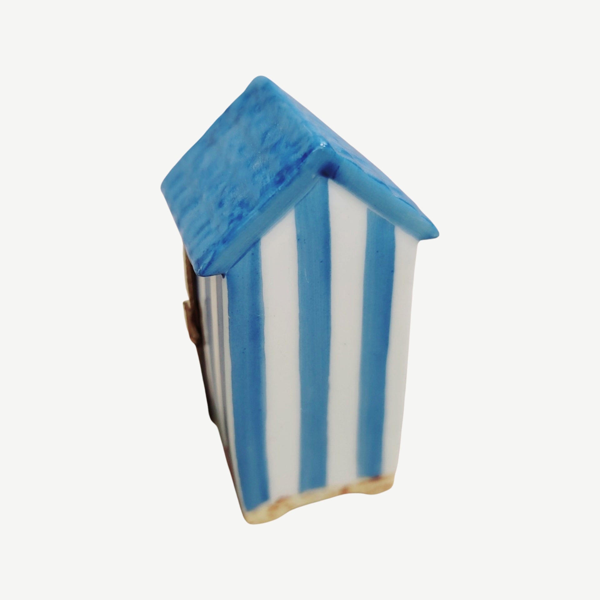 Large Beach Hut Limoges Box Porcelain Limoges beach ocean travel French Trinket Box