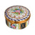 Large Round Malmaison Noir Porcelain Limoges Traditional French Trinket Box