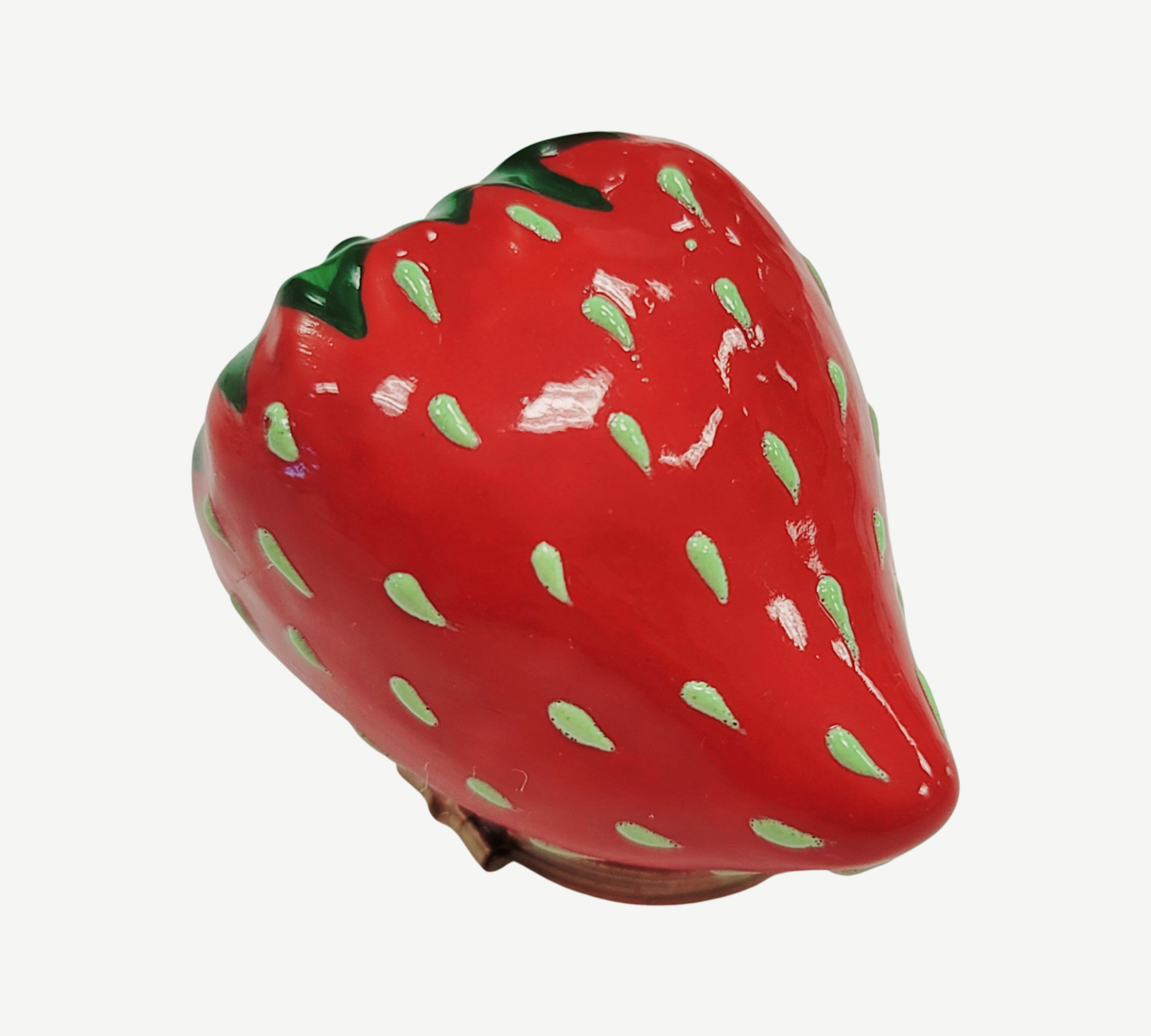 Large Strawberry Limoges Box Porcelain Limoges fruit vegetables French Trinket Box