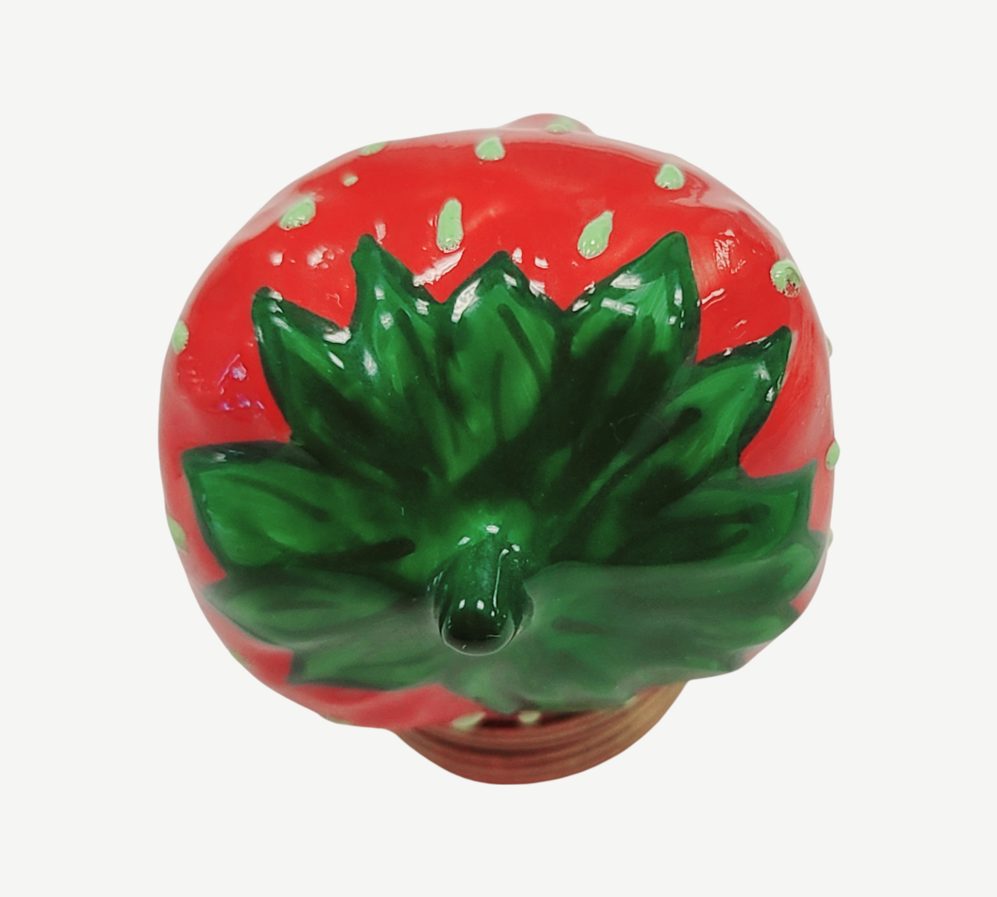 Large Strawberry Limoges Box Porcelain Limoges fruit vegetables French Trinket Box