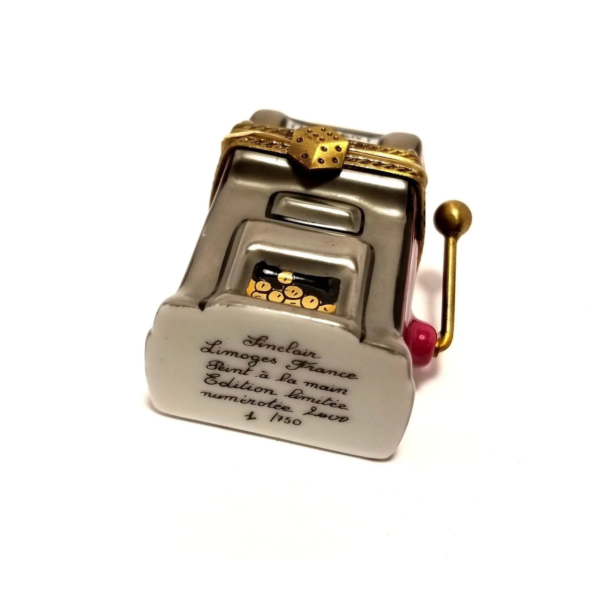 Las Vegas Slot Machine Limoges Box Porcelain Limoges games las vegas slot French Trinket Box