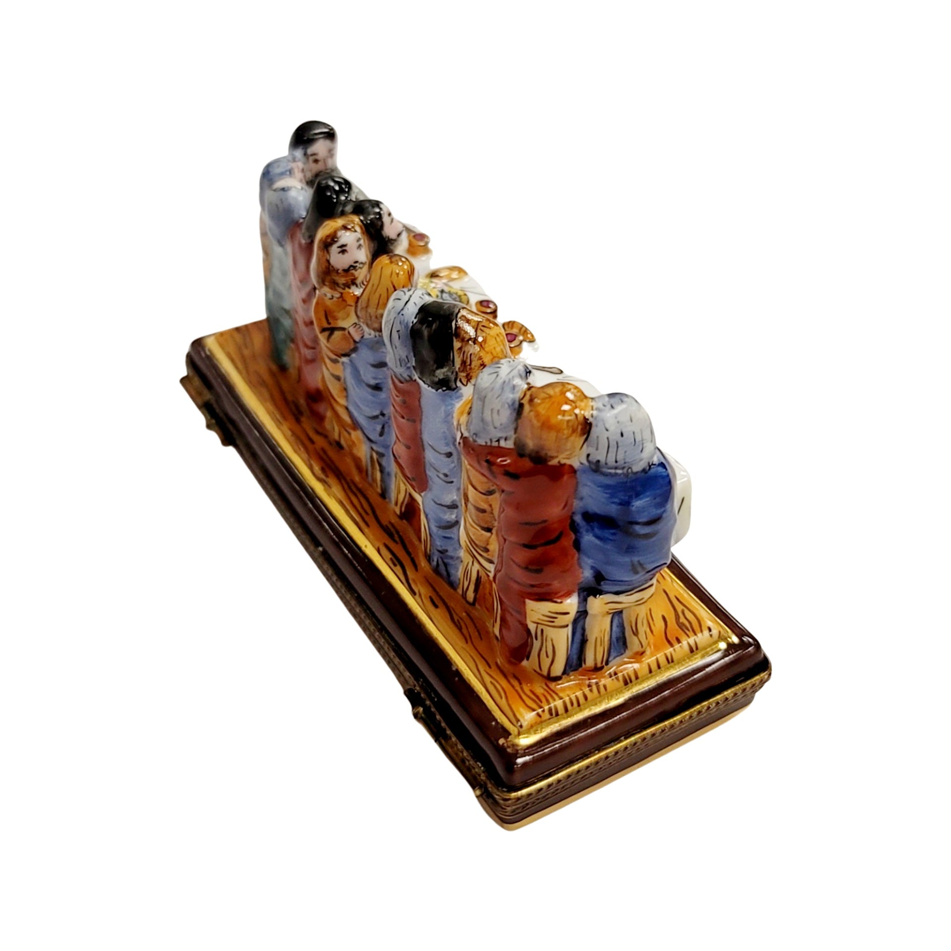Last Supper Jesus Limoges Box Porcelain Limoges nativity christian religious French Trinket Box