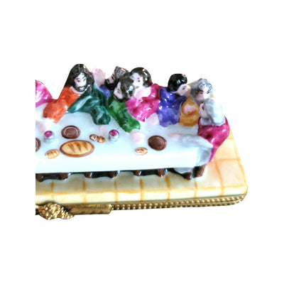 Last Supper Limoges Box Figurine Porcelain Limoges nativity christian religious French Trinket Box