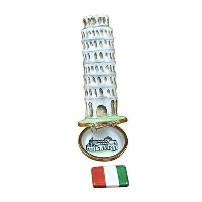Leaning Tower of Pisa Porcelain Limoges france paris French Trinket Box