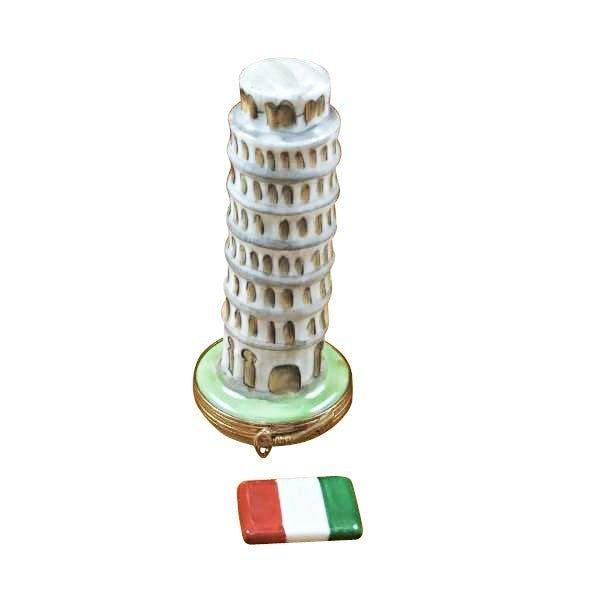 Leaning Tower of Pisa Porcelain Limoges france paris French Trinket Box
