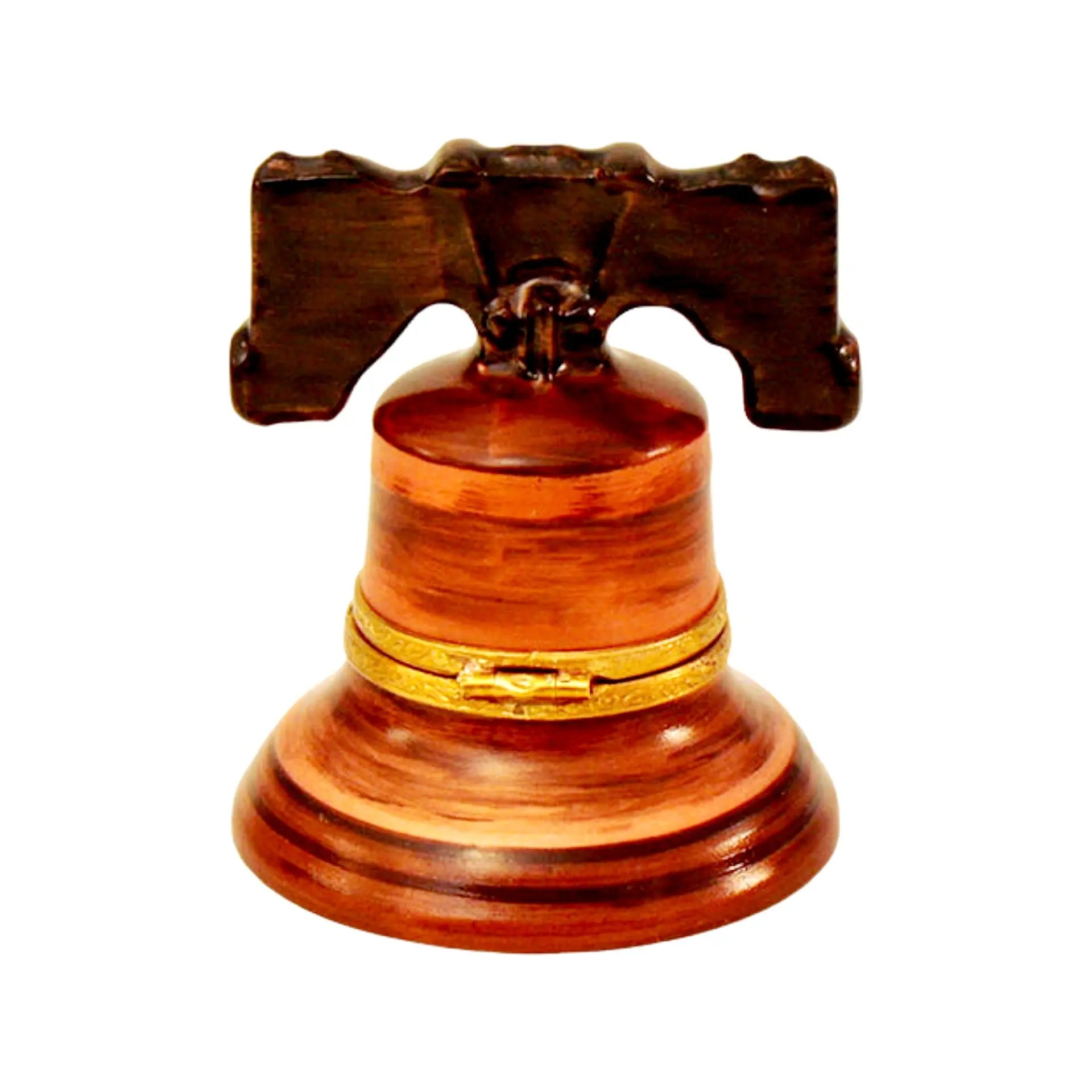 Liberty Bell Porcelain Limoges monuments united states French Trinket Box