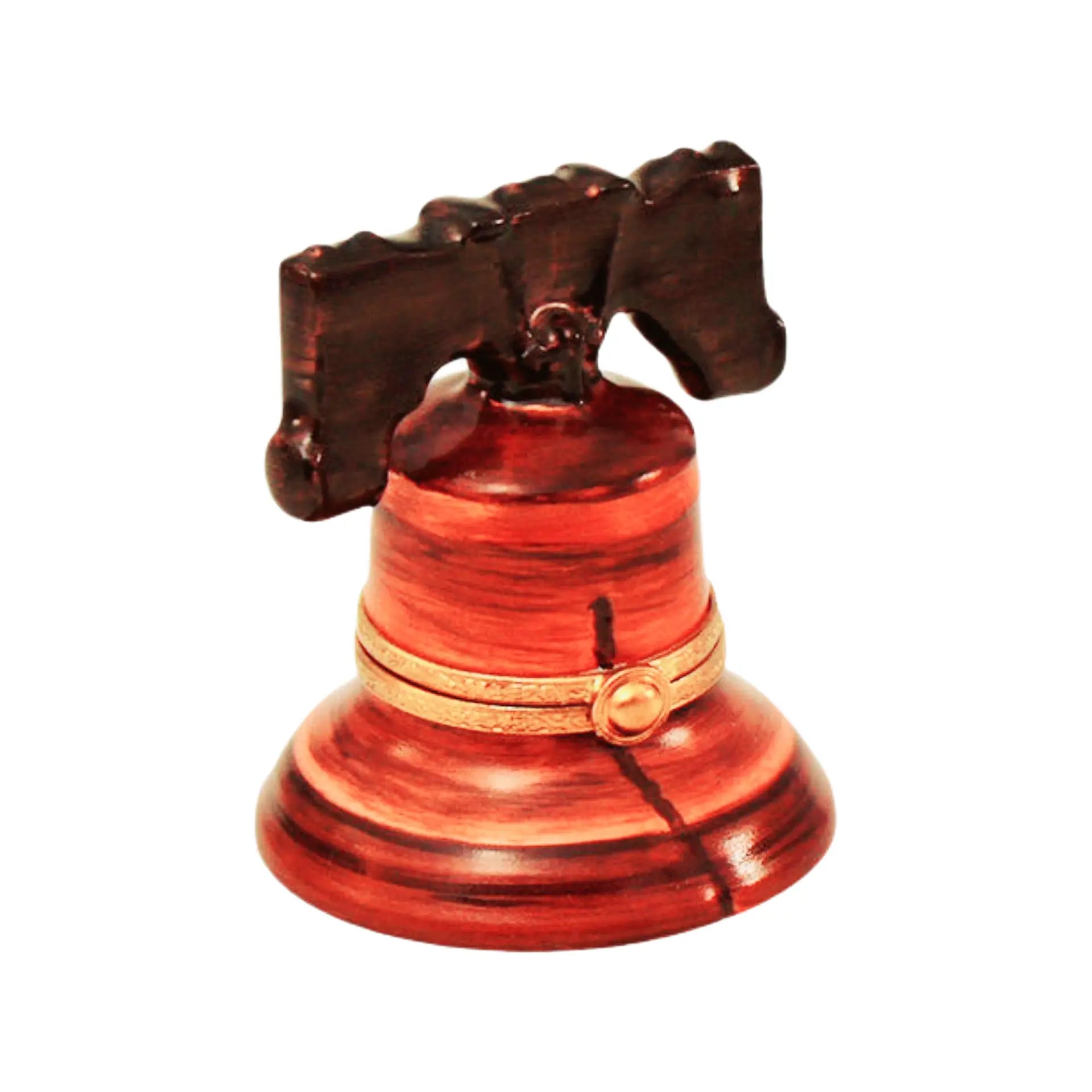 Liberty Bell Porcelain Limoges monuments united states French Trinket Box