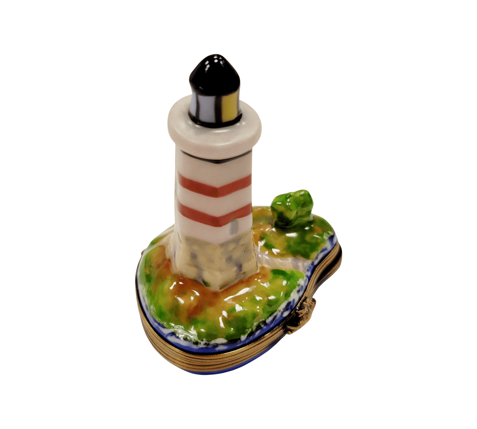 Lighthouse Boat Limoges Box Porcelain Limoges beach travel French Trinket Box