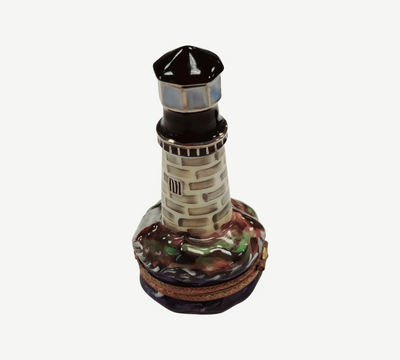 Lighthouse Charm Limoges Box Porcelain Limoges beach travel French Trinket Box