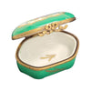 Lime Elegance Limoges Box Porcelain Limoges LIMOGES BOXES traditional French Trinket Box