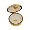 Lime Floral Limoges Box Porcelain Limoges LIMOGES BOXES traditional French Trinket Box