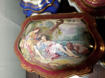 Limited Edition Lovers Jewelry Box Porcelain Limoges Jewelry Limoges Box Love Valentine French Trinket Box