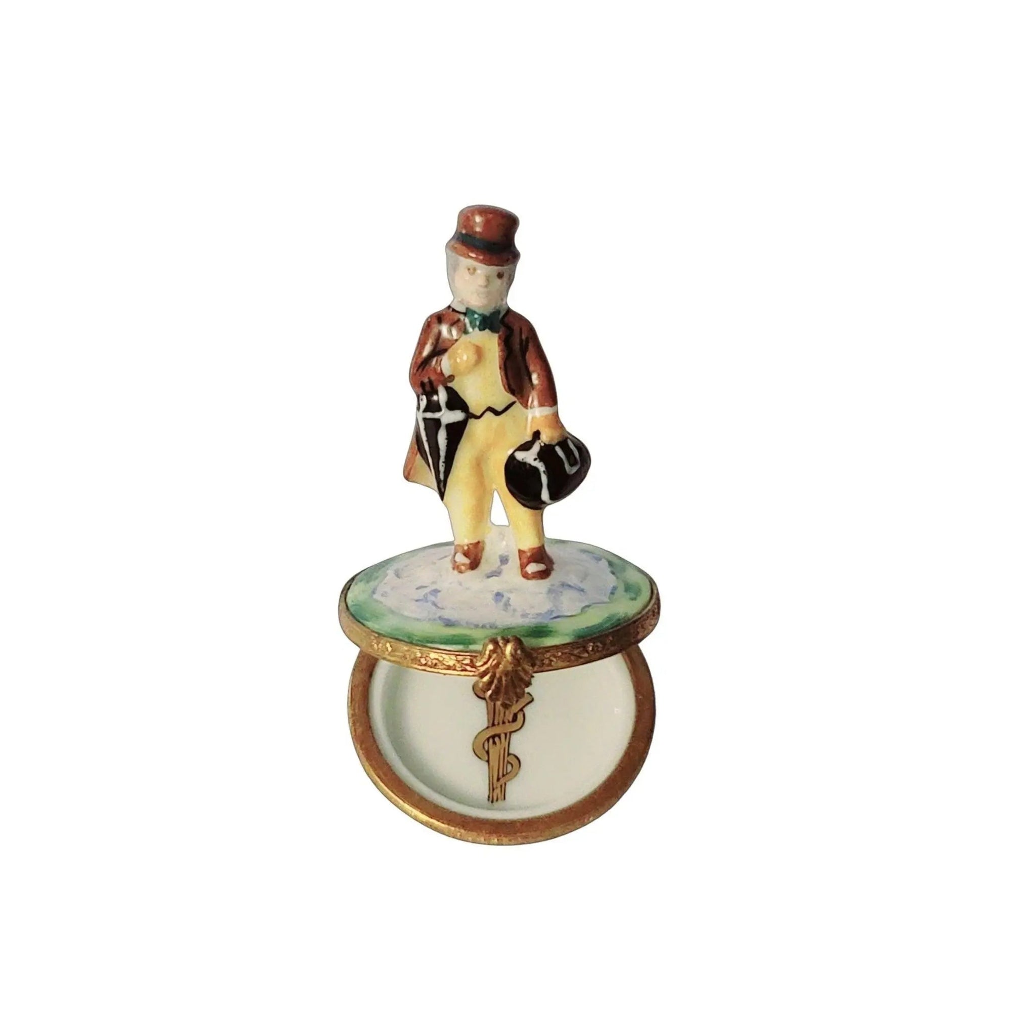Limoges Box Doctor's Charm Porcelain Limoges professional French Trinket Box