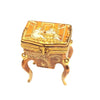 Limoges Box with Elegant Design Porcelain Limoges furniture French Trinket Box