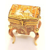 Limoges Box with Elegant Design Porcelain Limoges furniture French Trinket Box