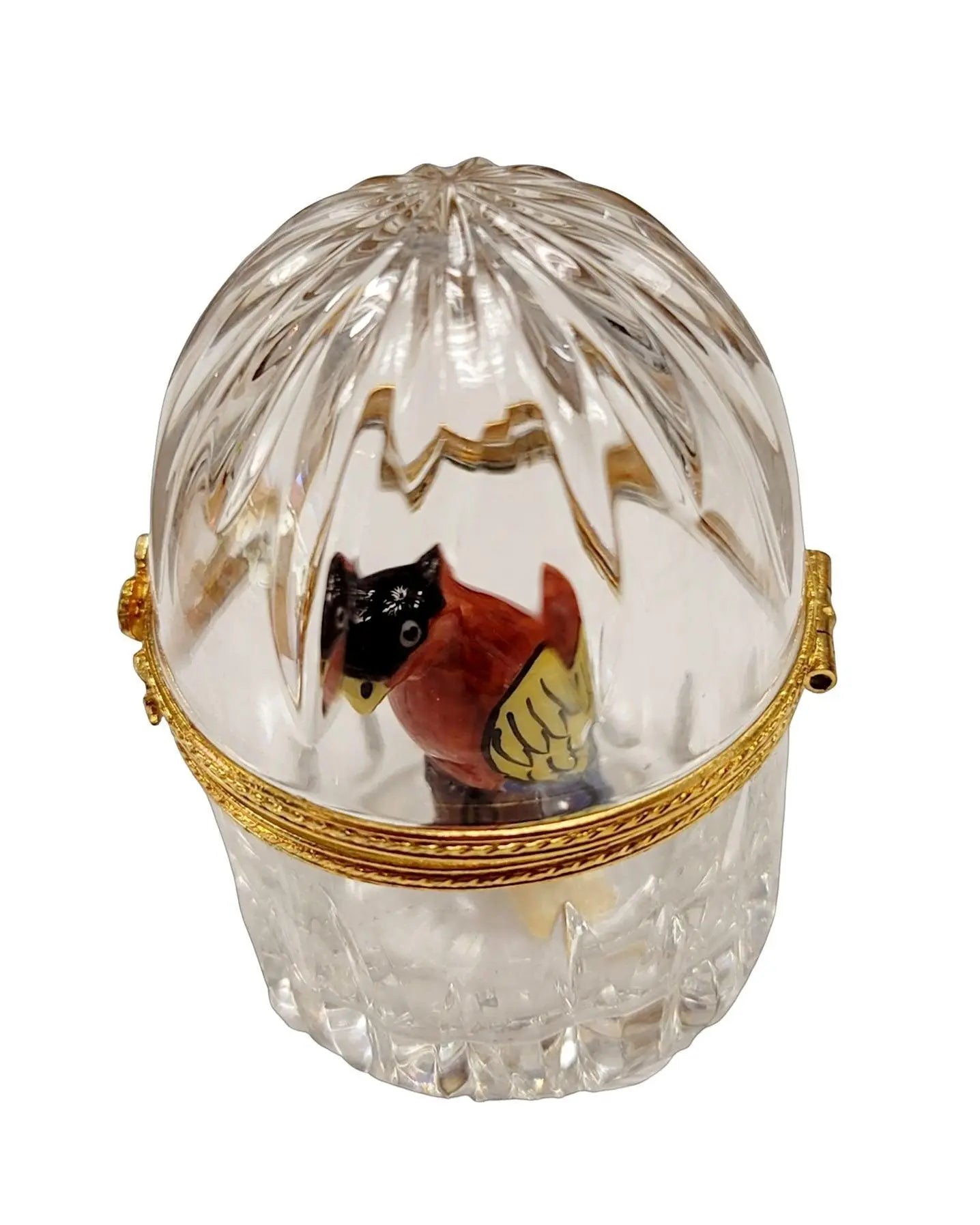 Limoges Parrot Crystal Elegance Porcelain Limoges birds LIMOGES BOXES French Trinket Box
