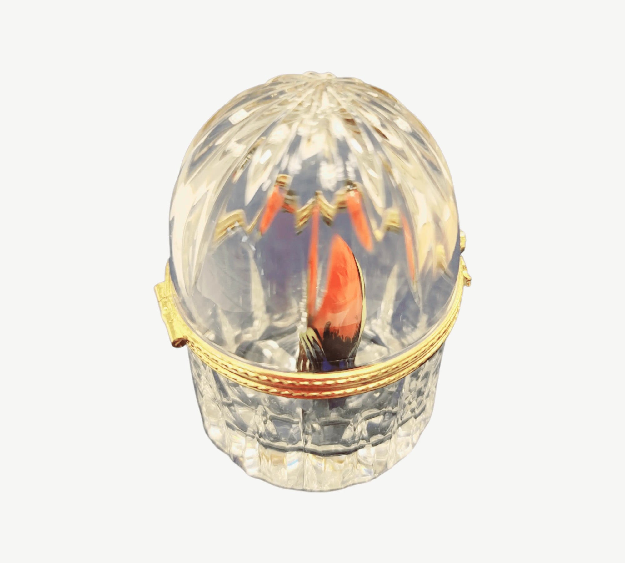 Limoges Parrot Crystal Elegance Porcelain Limoges birds LIMOGES BOXES French Trinket Box