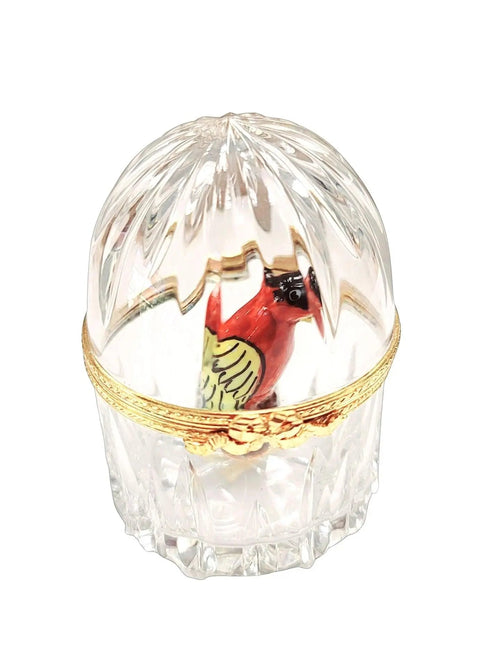 Limoges Parrot Crystal Elegance Porcelain Limoges birds LIMOGES BOXES French Trinket Box