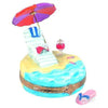Lounging By The Seaside Porcelain Limoges beach ocean French Trinket Box