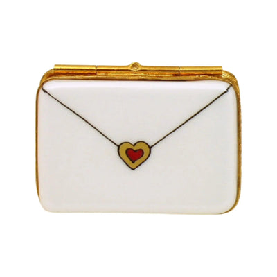 Love Letter Porcelain Limoges valentines day love French Trinket Box
