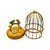 Lovebirds In Cage Porcelain Limoges bird birds French Trinket Box