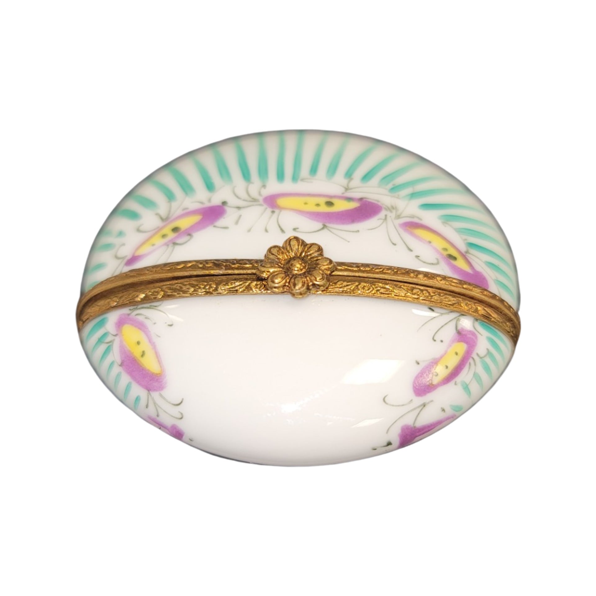 Charming Butterfly Limoges Box Porcelain Limoges LIMOGES BOXES traditional French Trinket Box
