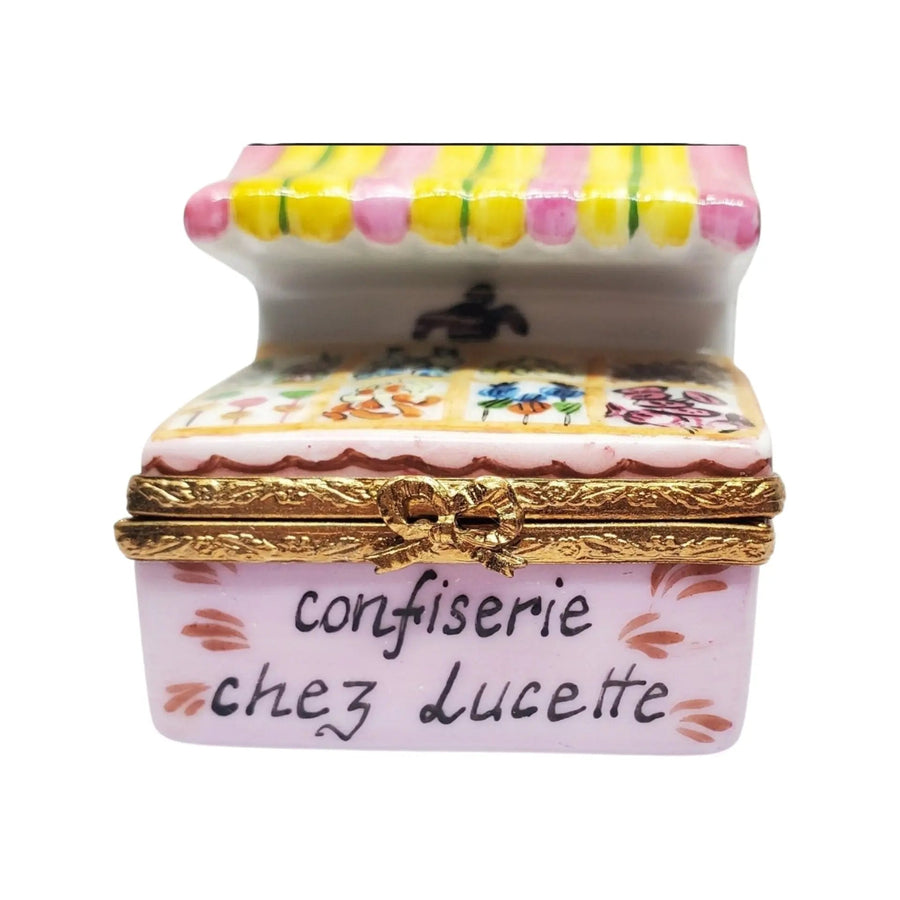 Lucette's Candy Shop Porcelain Limoges Dessert professional French Trinket Box