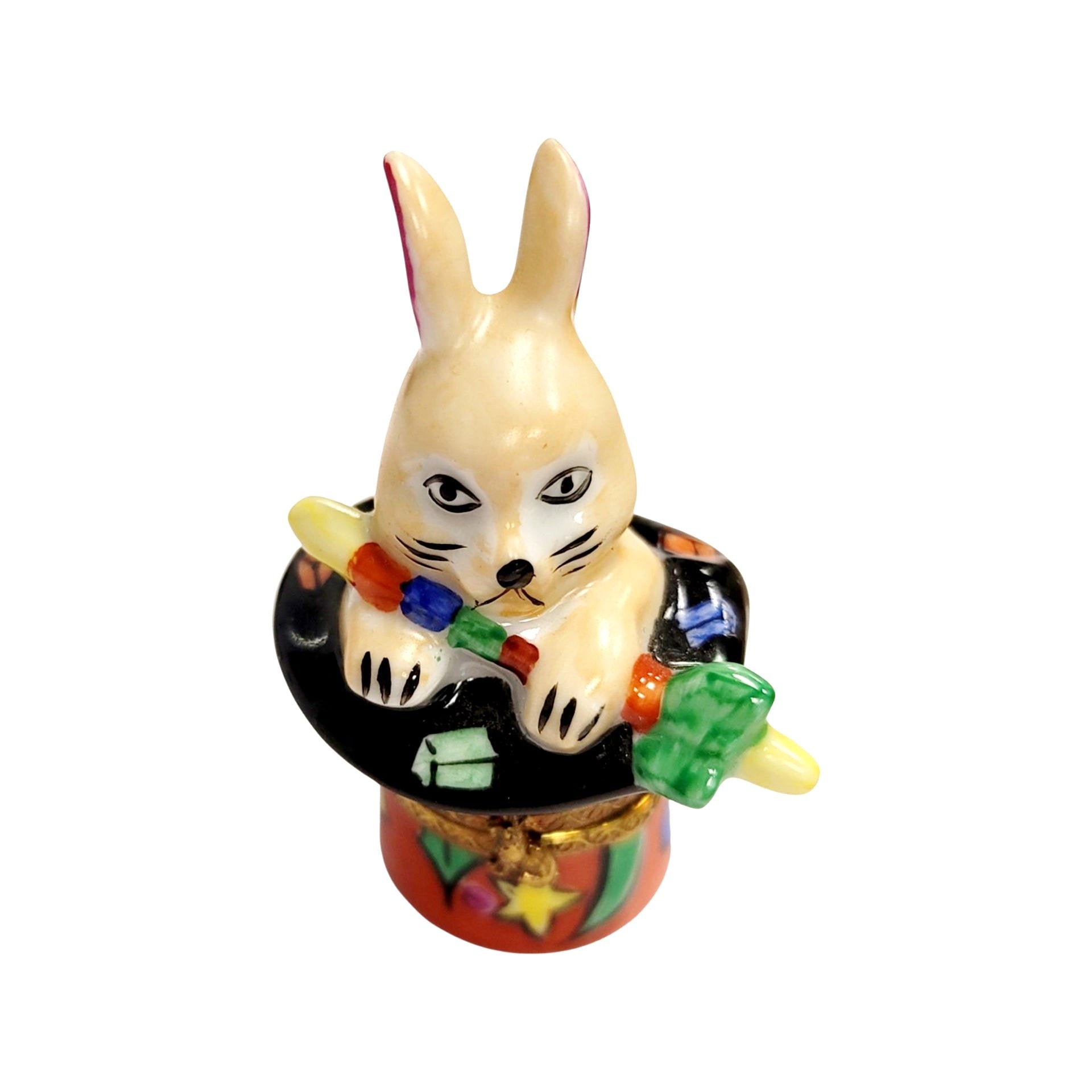 Magic Rabbit Limoges Box Porcelain Limoges rabbit professional kids maternity fine spiritual French Trinket Box