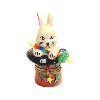 Magic Rabbit Limoges Box Porcelain Limoges rabbit professional kids maternity fine spiritual French Trinket Box