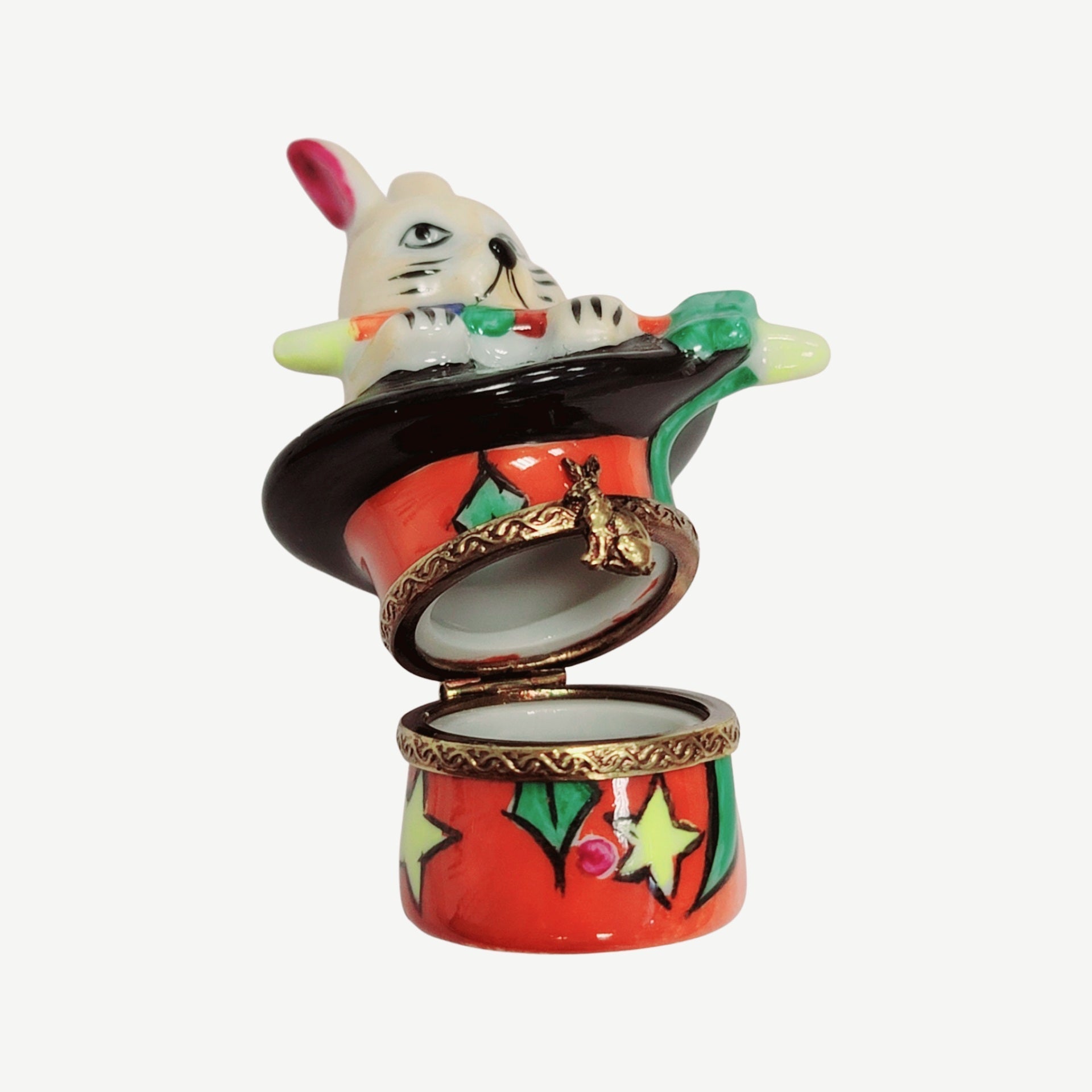 Magic Rabbit Limoges Box Porcelain Limoges rabbit professional kids maternity fine spiritual French Trinket Box