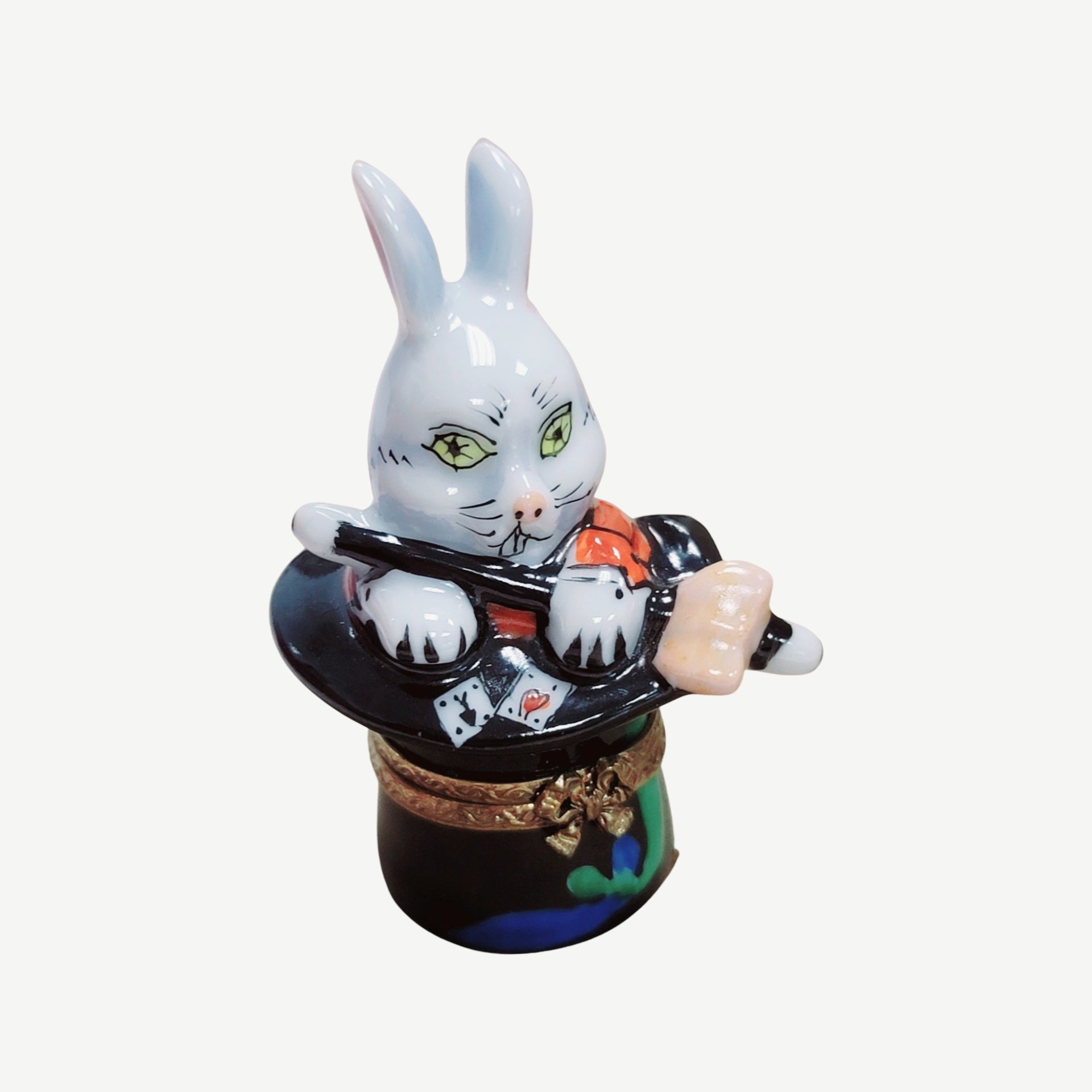 Magic Rabbit Limoges Box Porcelain Limoges rabbit professional kids maternity fine spiritual French Trinket Box