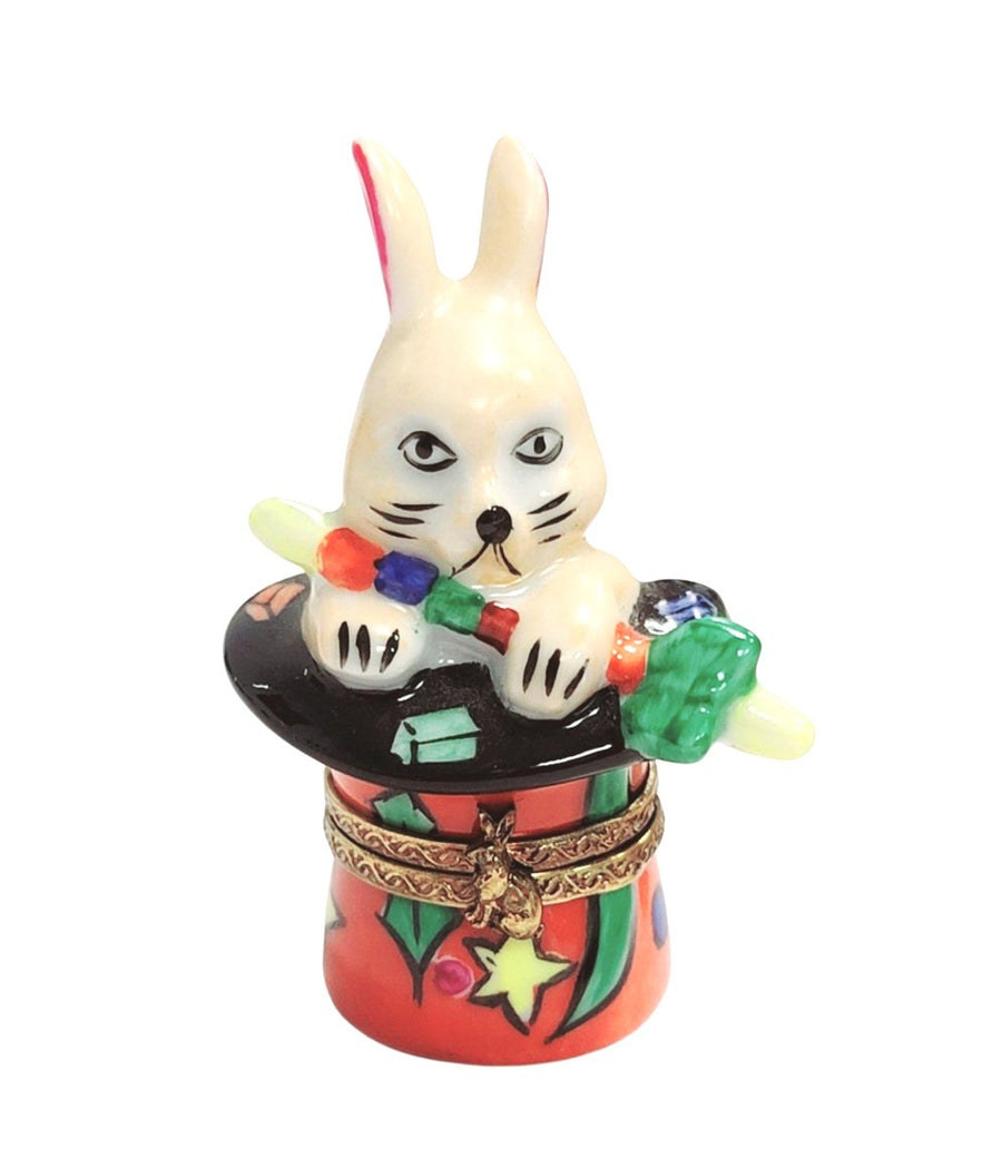 Magic Rabbit Limoges Box Porcelain Limoges rabbit professional kids maternity fine spiritual French Trinket Box