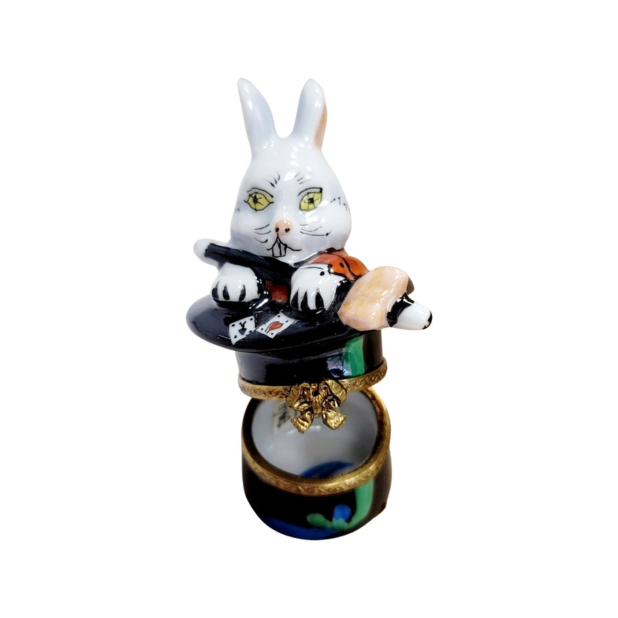 Magic Rabbit in Black Hat Magician-rabbit professional kids maternity fine spiritual-CH3S128BL