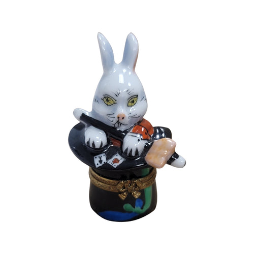 Magic Rabbit in Black Hat Magician-rabbit professional kids maternity fine spiritual-CH3S128BL