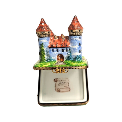 Majestic Castle Limoges Box Porcelain Limoges monuments travel French Trinket Box