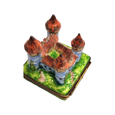 Majestic Castle Limoges Box Porcelain Limoges monuments travel French Trinket Box