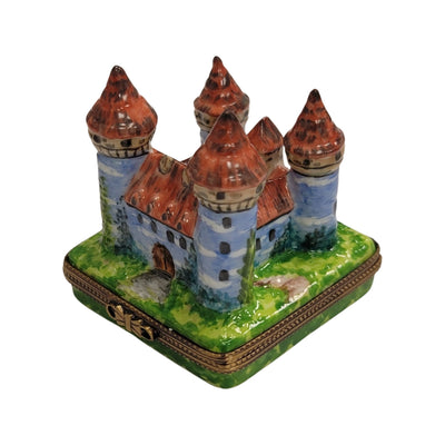 Majestic Castle Limoges Box Porcelain Limoges monuments travel French Trinket Box