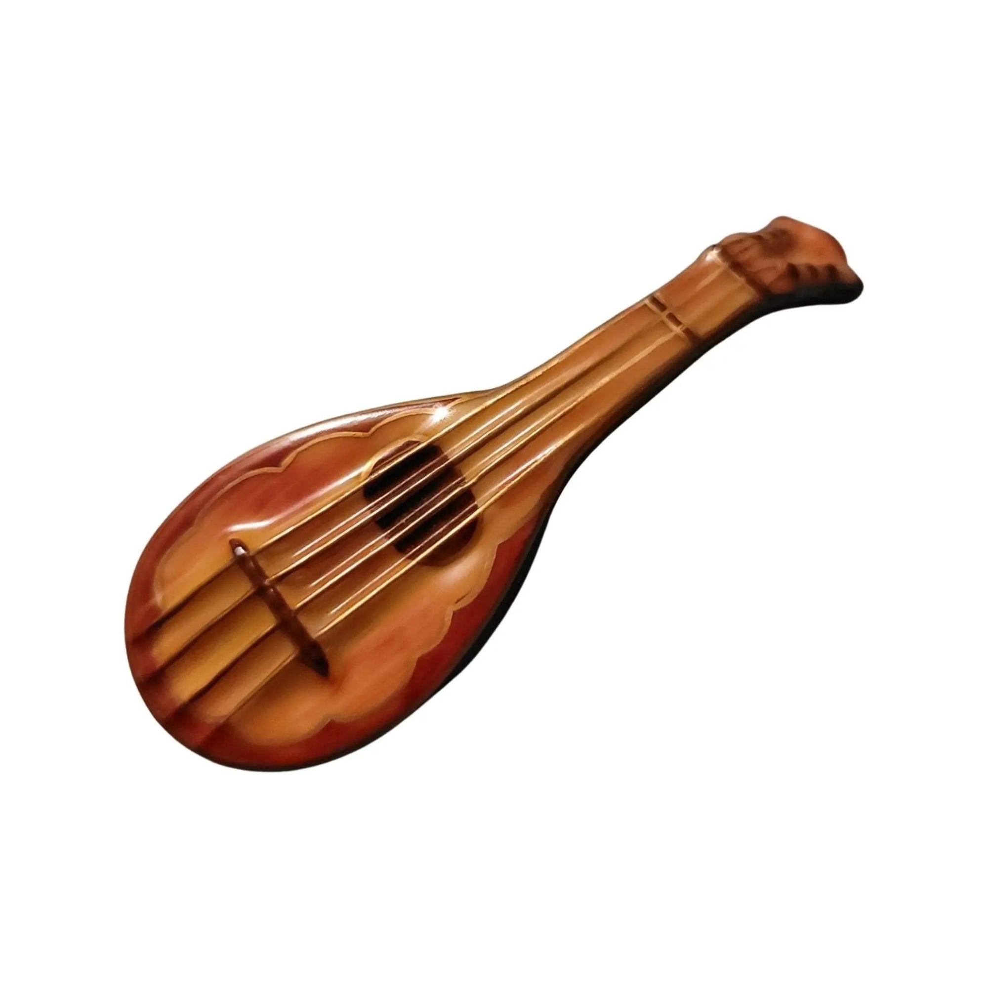 Mandolin Music Box Elegance Porcelain Limoges music limoges travel world French Trinket Box