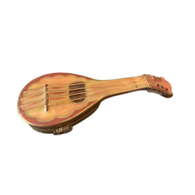 Mandolin Music Box Elegance Porcelain Limoges music limoges travel world French Trinket Box