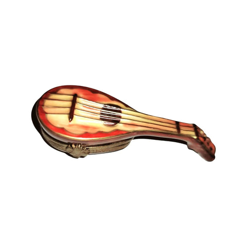 Mandolin Music Box Elegance Porcelain Limoges music limoges travel world French Trinket Box