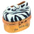 Mary Jane Shoes: Zebra Porcelain Limoges Shoes French Trinket Box
