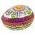 Medium Egg: Sun King Porcelain Limoges Egg French Trinket Box