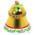 Merry Christmas Bell Porcelain Limoges xmas theme French Trinket Box