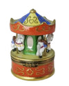 Merry Go Round Carousel Carnival Porcelain Limoges Carnival French Trinket Box