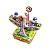 Mice Carnival Swing Carousel Porcelain Limoges Carnival French Trinket Box