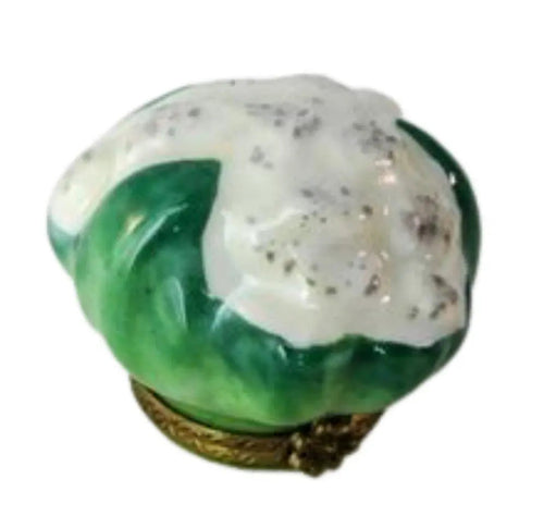 Mini Cauliflower RETIRED Porcelain Limoges fruit limoges boxes French Trinket Box