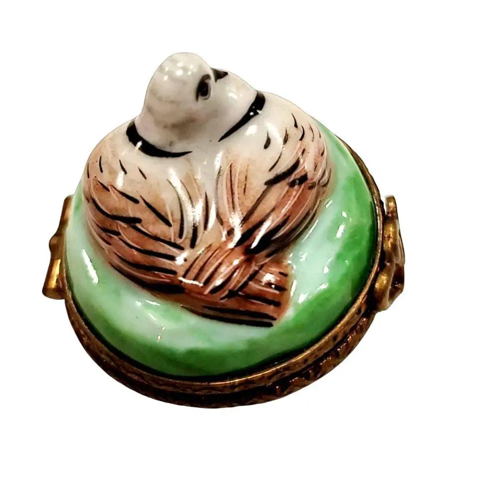 Mini Doves Limoges Box Porcelain Limoges birds LIMOGES BOXES French Trinket Box